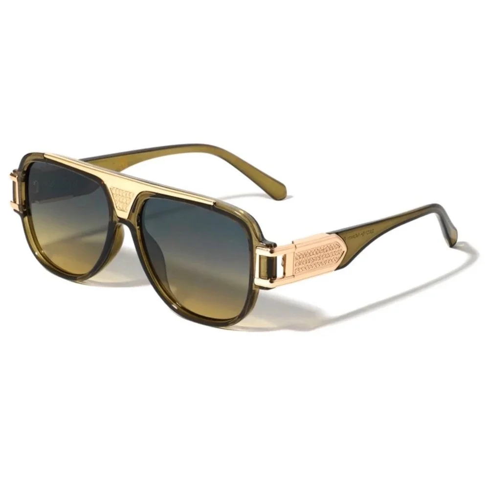 Sunglasses For MEn Hip Hop Streetwear Cholo‎ Square Shades Outfit Rapper Eyewear